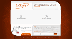 Desktop Screenshot of davinciweb.com.br