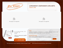 Tablet Screenshot of davinciweb.com.br